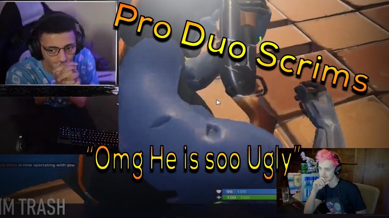 Ninja Reacts to Myth playing Pro Duo Scrims and Goes in on Him