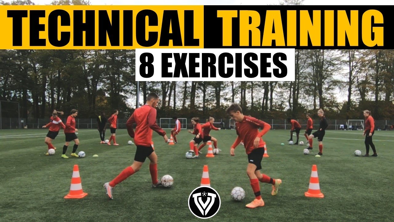 Technical Football Training | 8 Soccer Exercises