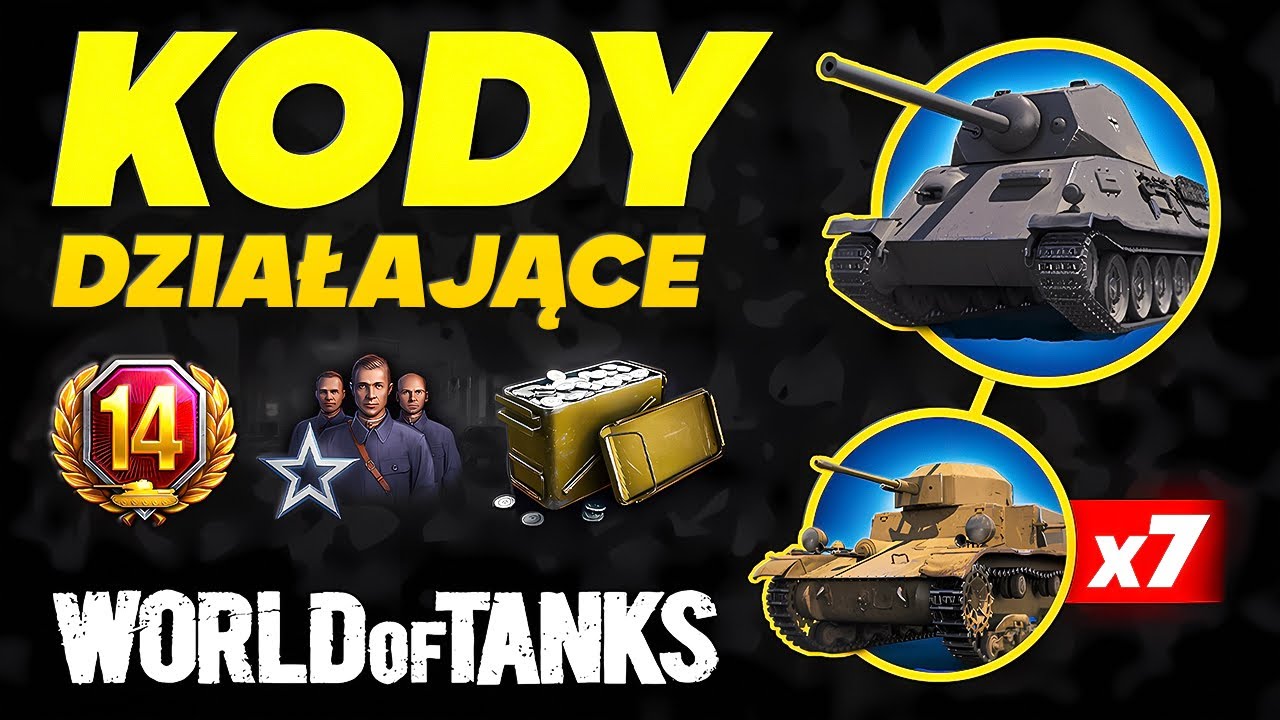 AKTYWNE WoT Kody Bonusowe🎁Zaproszeniowy Kody do World of Tanks🎁PL