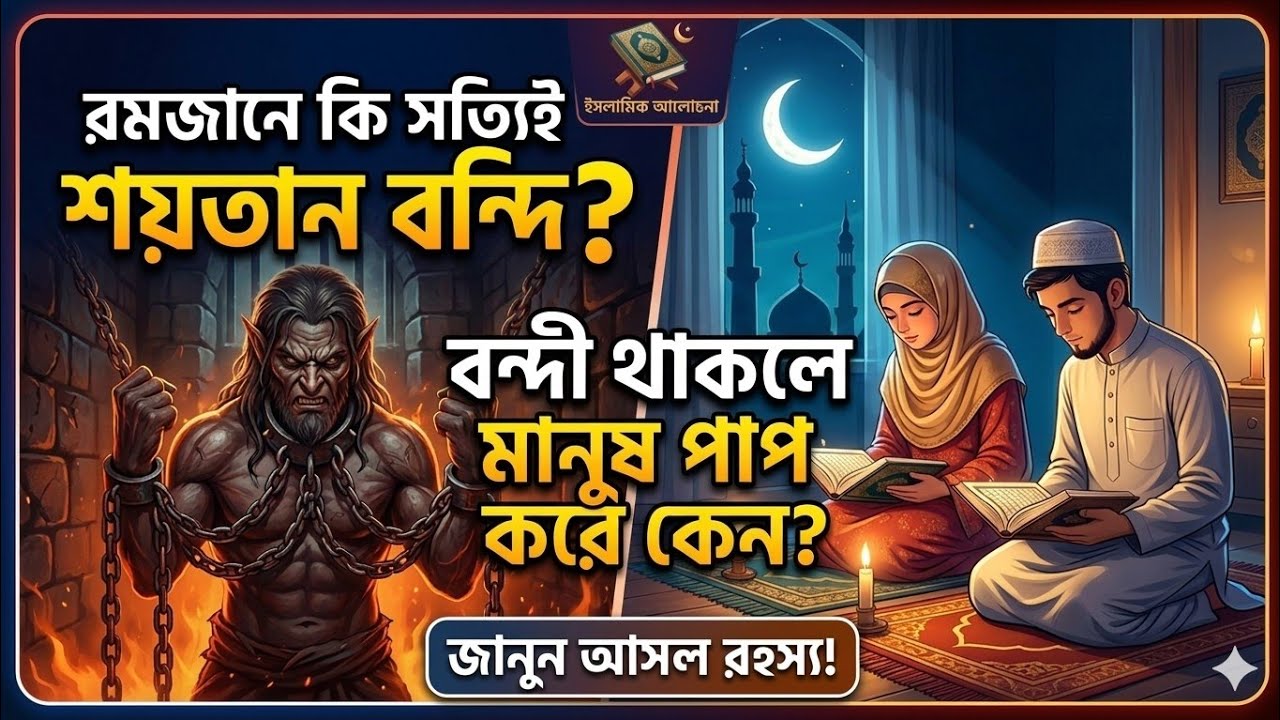 রমজান মাসে শয়তান বন্দি থাকে কেন? | সহীহ হাদিসের ব্যাখ্যা