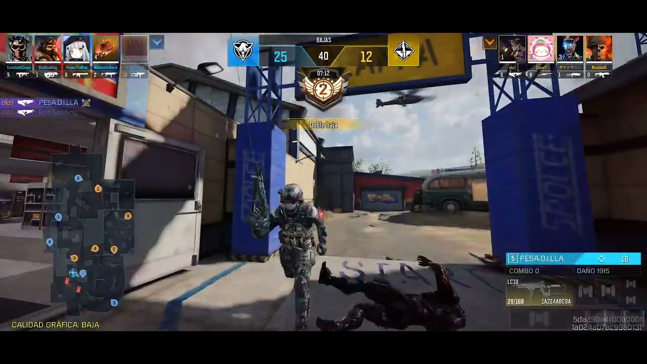 COD mobile gameplay. Me esta costando sacar el oro de todas las armas. 