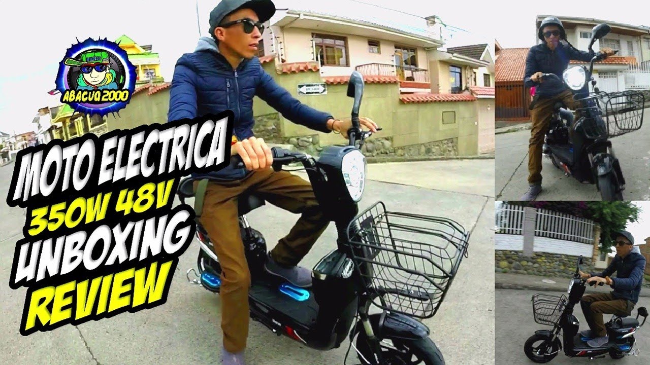 MOTO ELÉCTRICA 350W 48V UNBOXING ARMADO Y PRUEBA DE FUNCIONAMIENTO - abacuq2000 vlogs