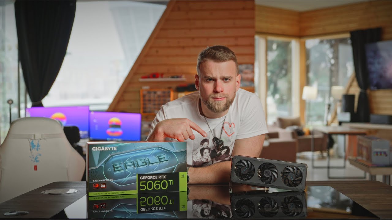 Тестируем RTX 5060 Ti EAGLE MAX OC за 45000 с 28bit