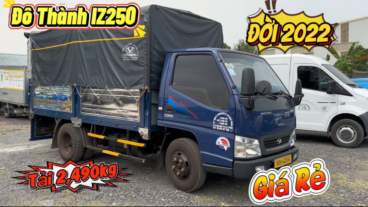 📺 Review: Xe Tải Đô Thành IZ250 Tải 2,490kg Thùng 3,7m Đời 2022 Giá Rẻ | 📞 0328099344