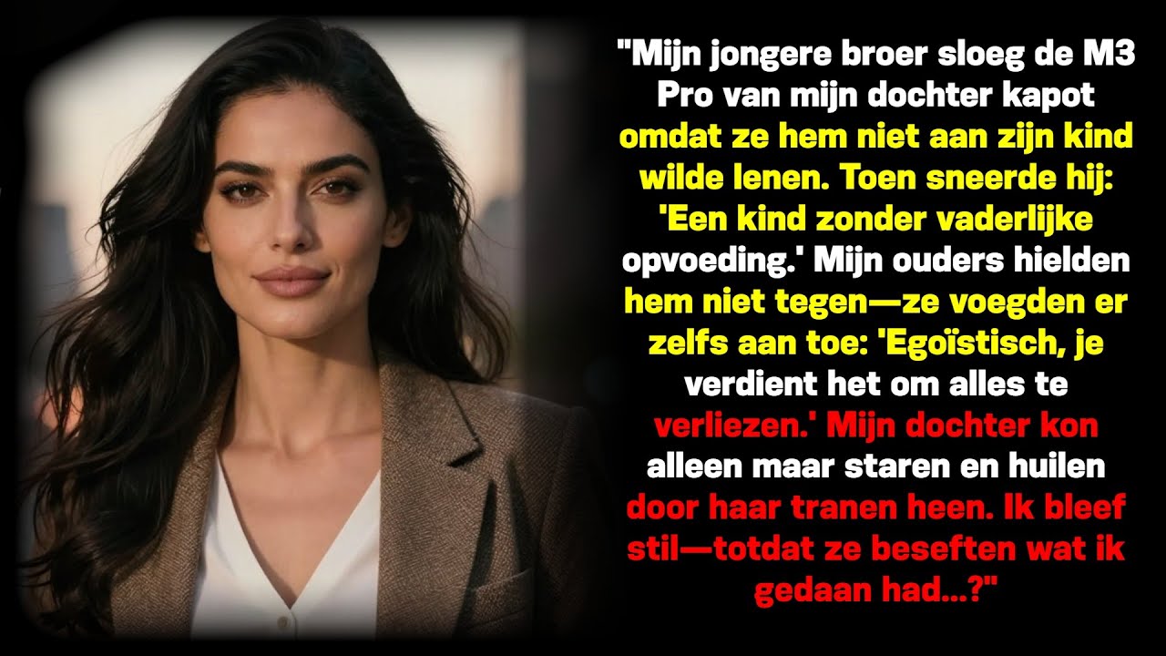 Broer vernielde mijn dochters M3 Pro; ze weigerde zijn kind. Hij zei 'geen discipline' tot ik...