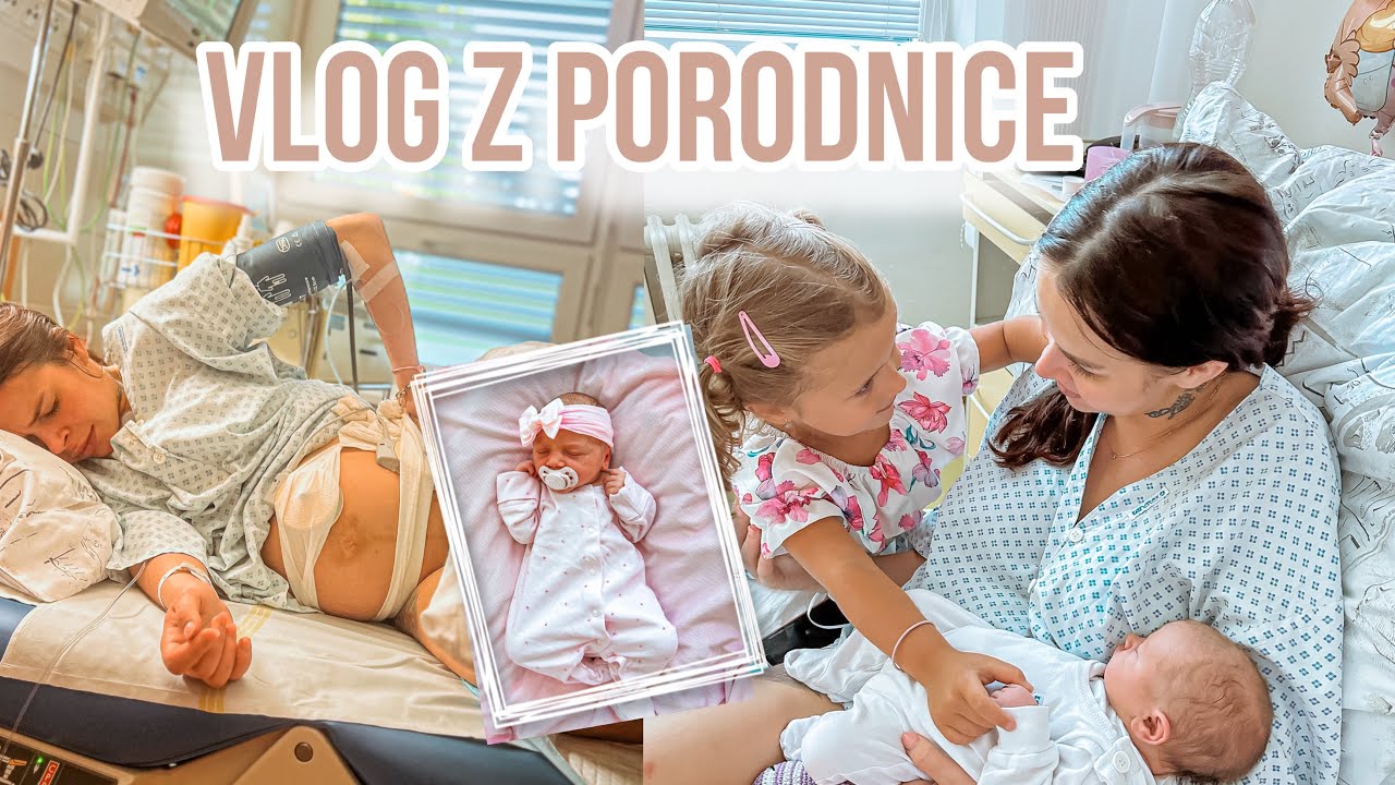 VLOG Z PORODNICE 👶🏼 o mém druhém porodu & první setkání sestřiček ❤️