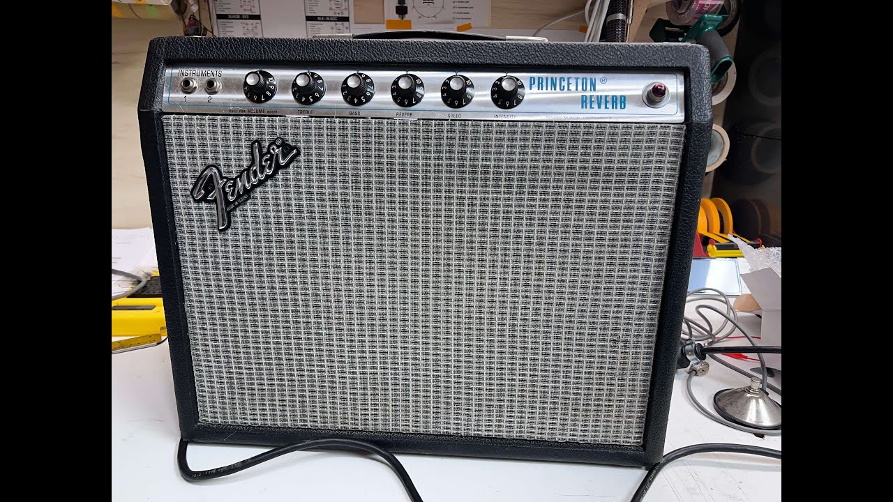 NVAD Vintage 1978 Fender Princeton Reverb Testing & Speaker Shootout Update