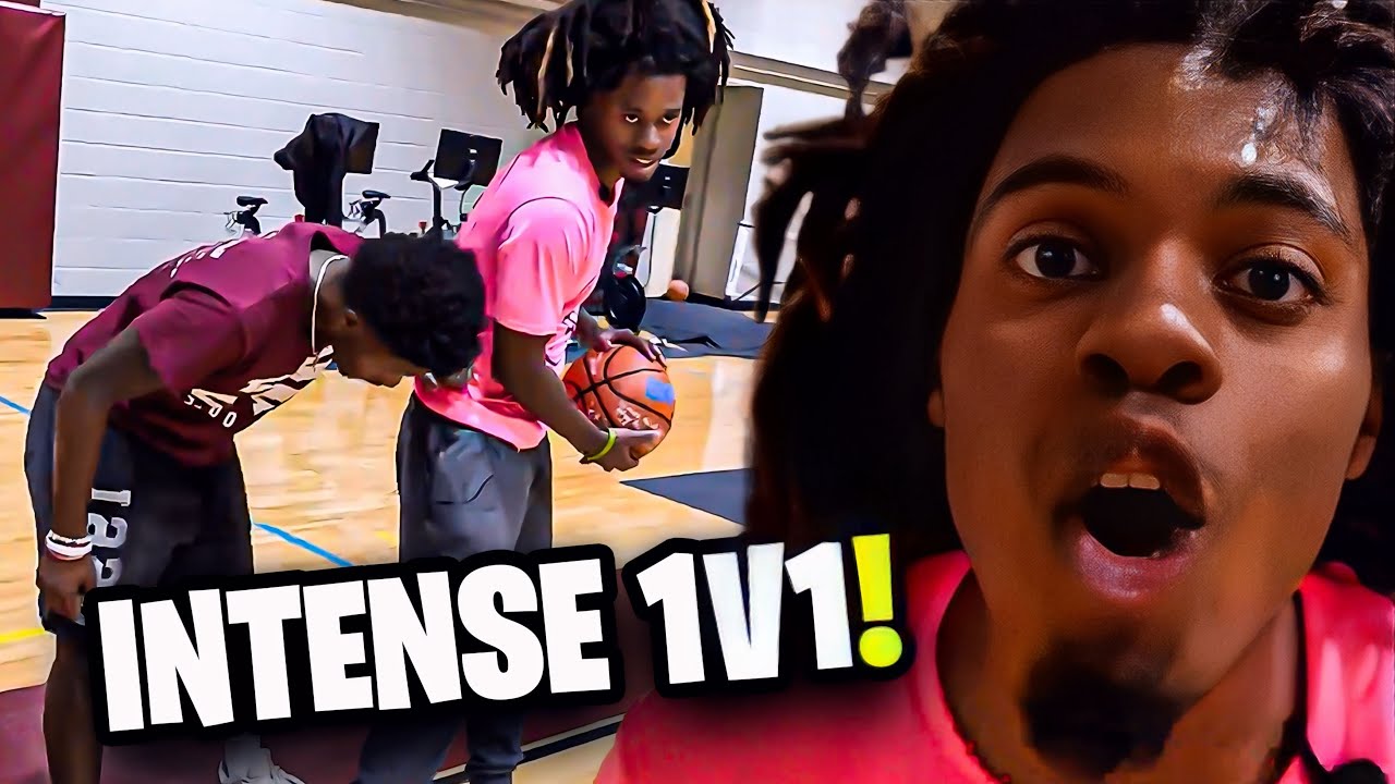 Cuhlout vs TRASHTALKER 1v1 Basketball! (INTENSE)