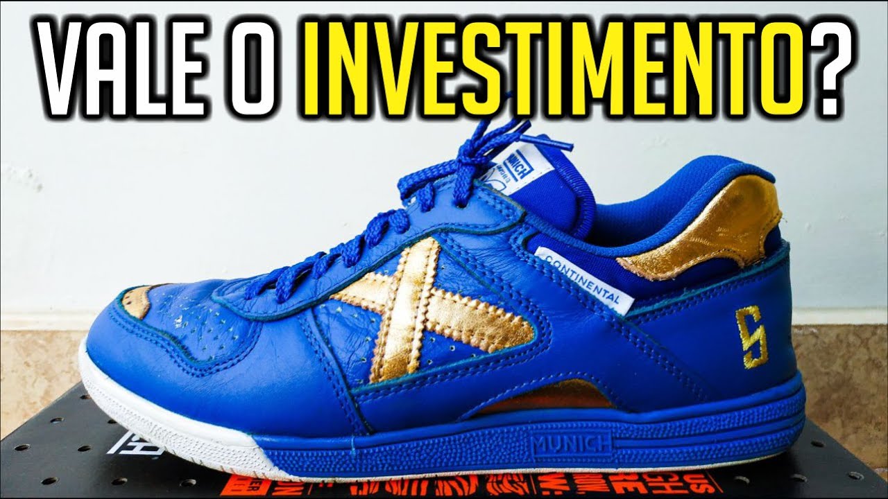 A MELHOR chuteira de FUTSAL do MERCADO? Testei a Chuteira Munich Continental Sergio Lozano