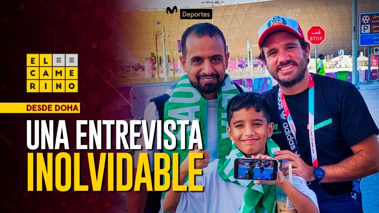 DESDE DOHA: el peque&ntilde;o HINCHA &Aacute;RABE que convers&oacute; con MICHAEL SUCCAR | EL CAMERINO 😀🗄️
