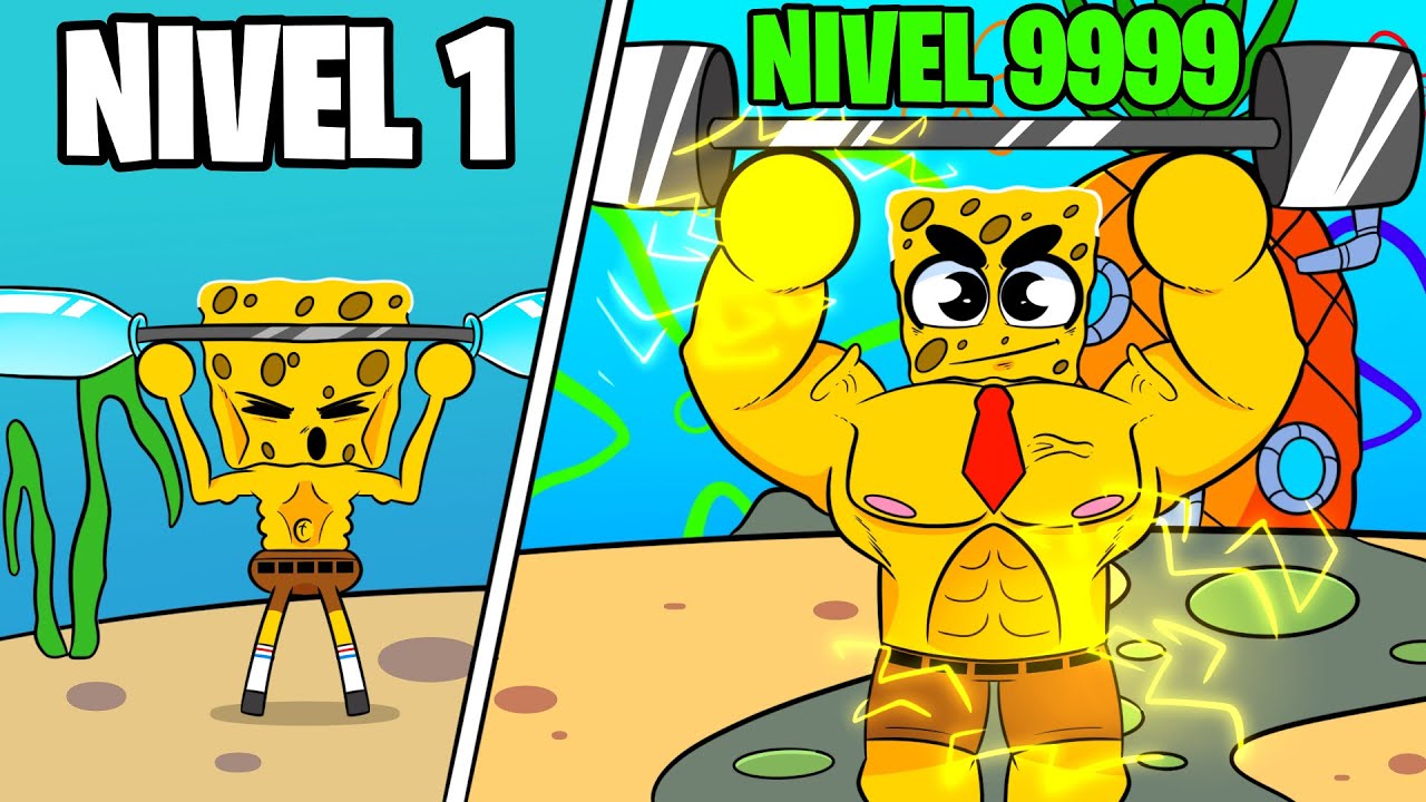 Evolui meu Bob Esponja At&eacute; o Nivel M&aacute;ximo!