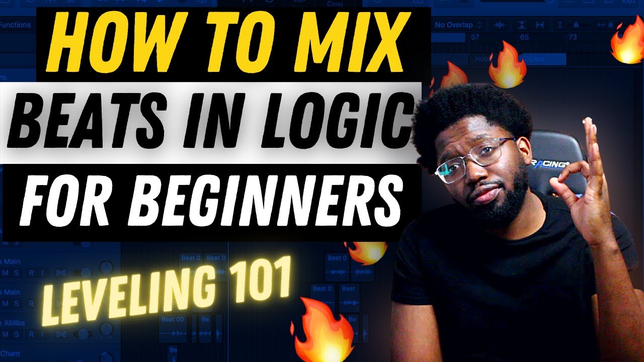 HOW TO MIX A BEAT for BEGINNERS (mixing made EASY) | Logic Pro X Tutorial: Leveling 101