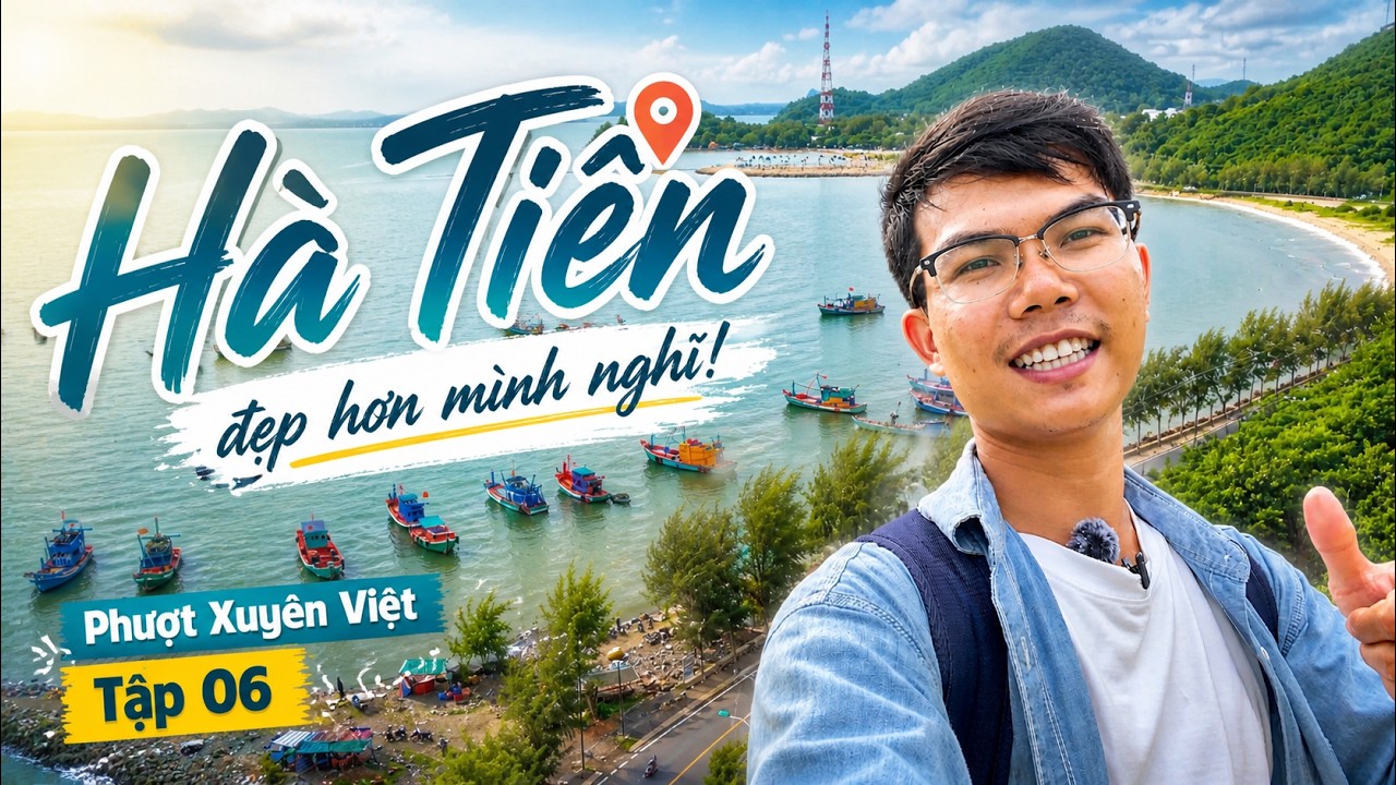 Khám phá Hà Tiên || Trải nghiệm bãi biển và cung đường tuyệt đẹp ở Mũi Nai - Hà Tiên 🇻🇳