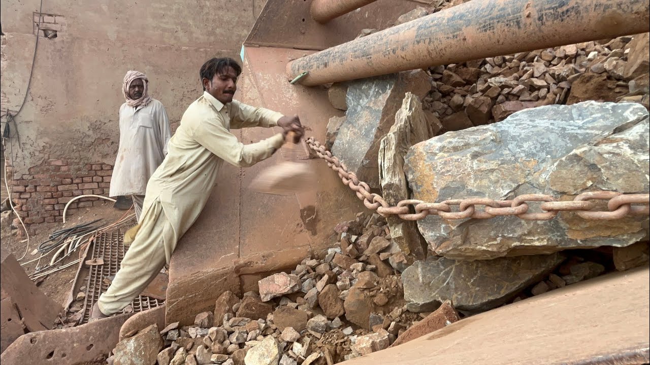 Rock Crushing Machine | Satisfying Stone Crushing Process | Heavy Equipment Working&hellip;.