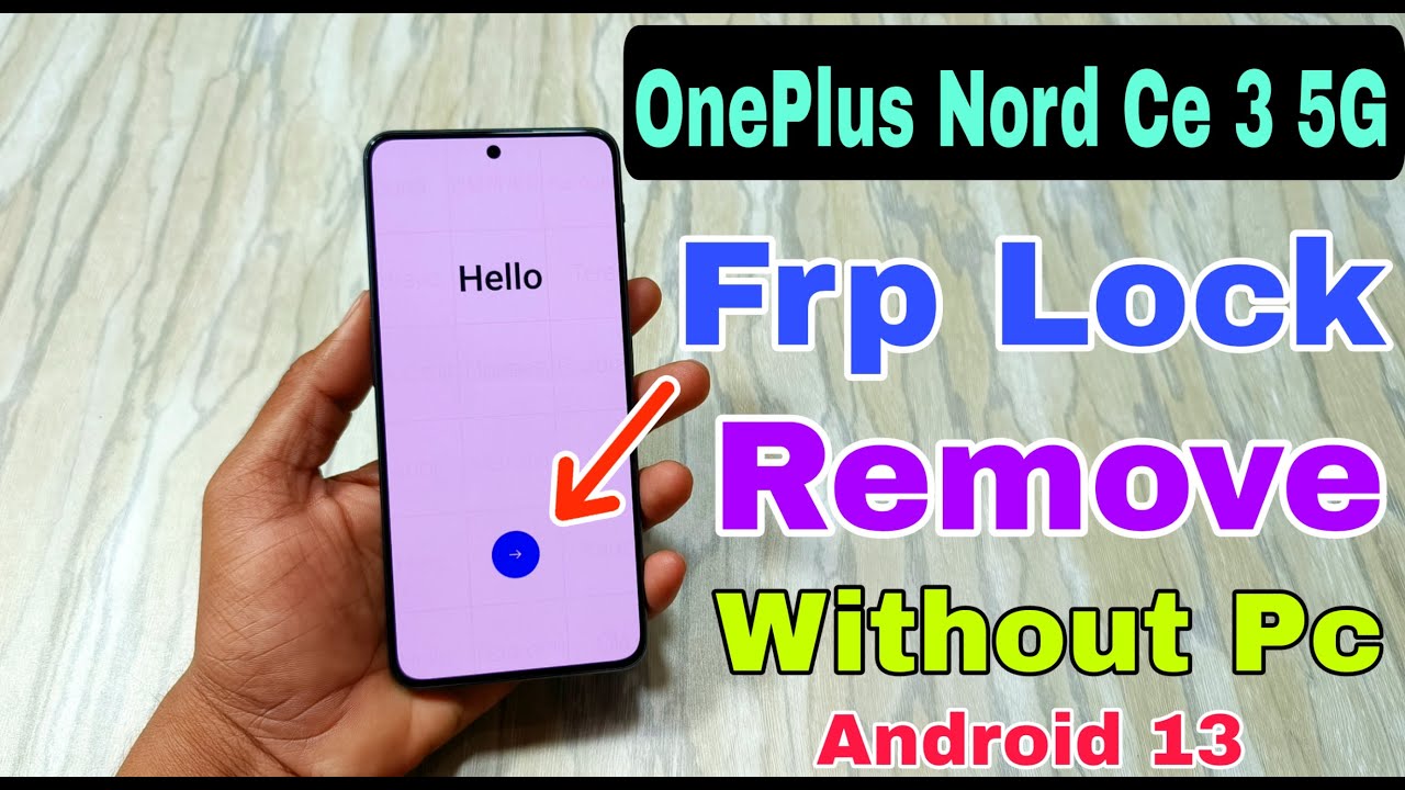 oneplus nord ce 3 5g frp unlock without pc | how to bypass frp oneplus nord ce 5g android 13 |