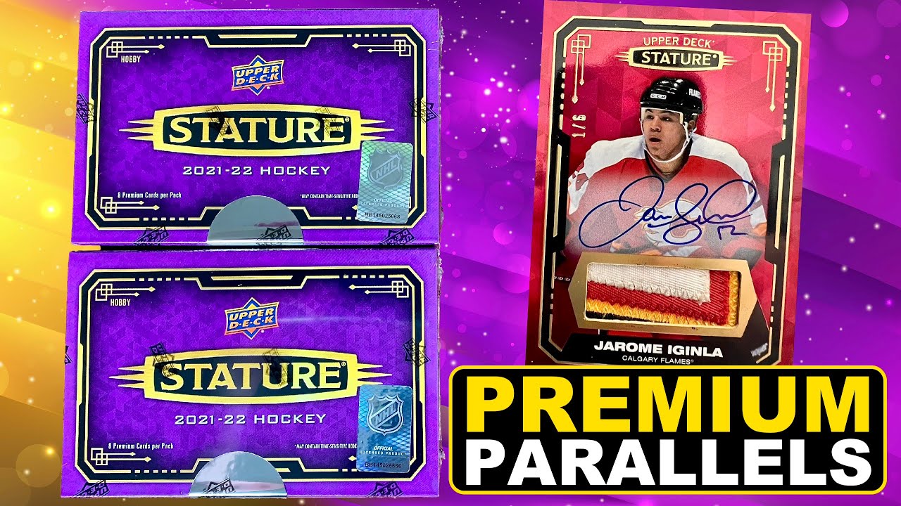 Opening 2 Boxes of 2021-22 Upper Deck Stature Hockey Hobby