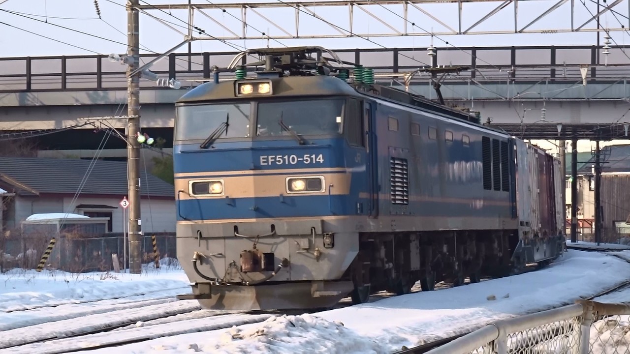 2026.02.11 貨物列車（4094列車）秋田駅到着 ※秋田駅約25時間40分遅れ