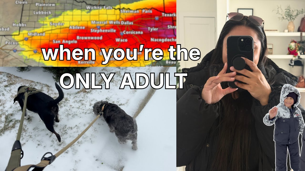 Preparing for a Texas Winter Storm as a Single Mom in Austin