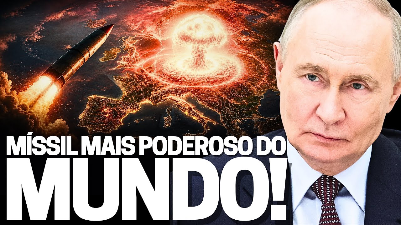 PUTIN: &ldquo;OCIDENTE EST&Aacute; EM PERIGO&rdquo;! SATAN II, RS-28 Sarmat, m&iacute;ssil mais poderoso do mundo est&aacute; pronto!