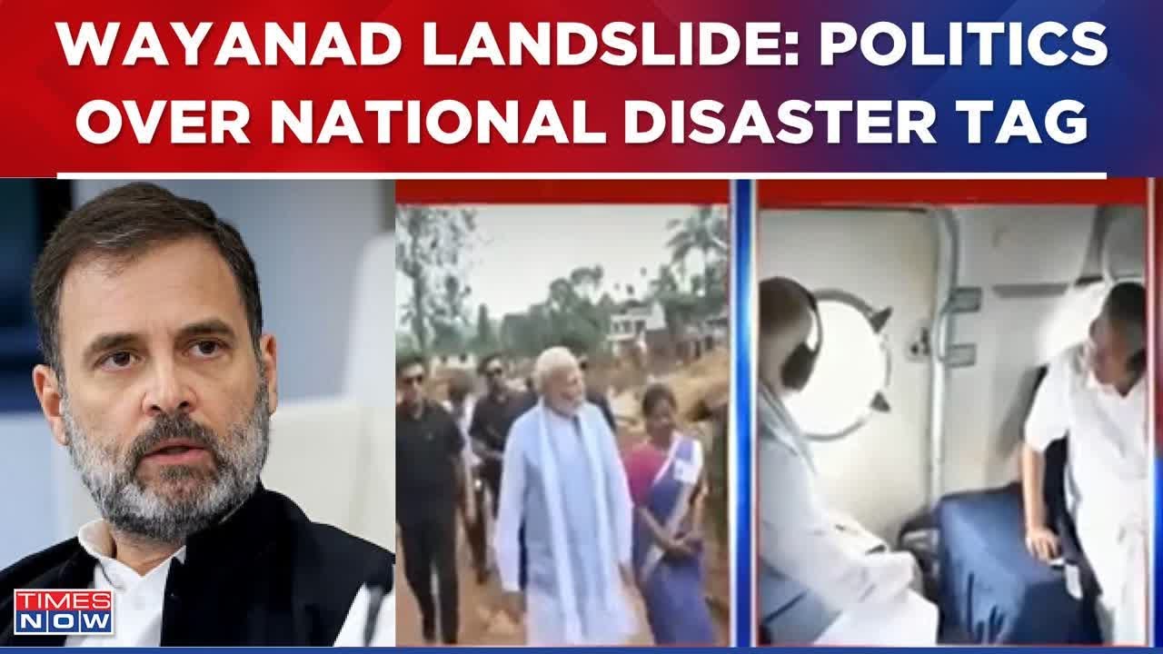 'Declare Wayanad Landslide National Disaster': Rahul Gandhi, Congress Urge PM Modi; BJP Hits Back