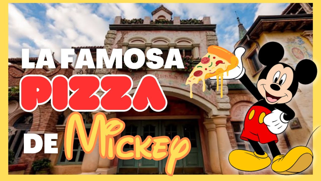 🍕🍝 Pizzeria Bella Notte Disneyland Paris 🚨 Aquí puedes encontrar la famosa Pizza de Mickey