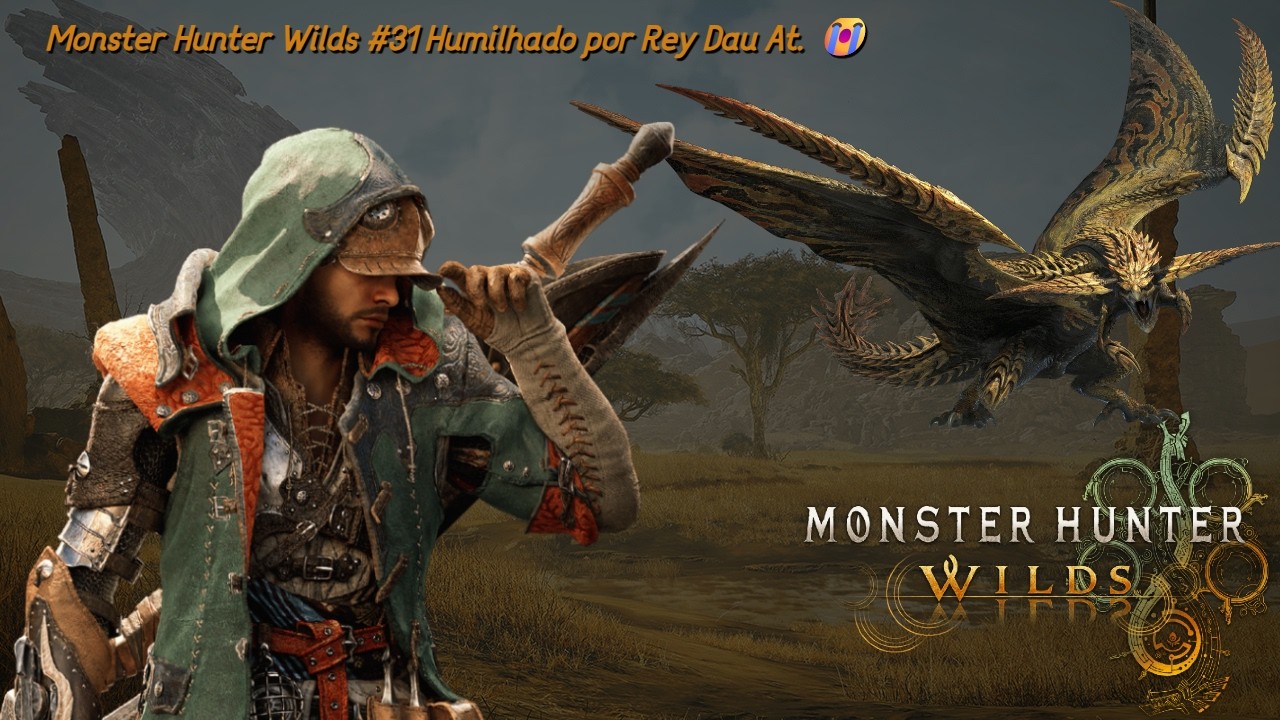 MHWilds Rolê Aleatório, passamos vergonha com o Rey Dau AT. #monsterhunterwildsgame #capcom