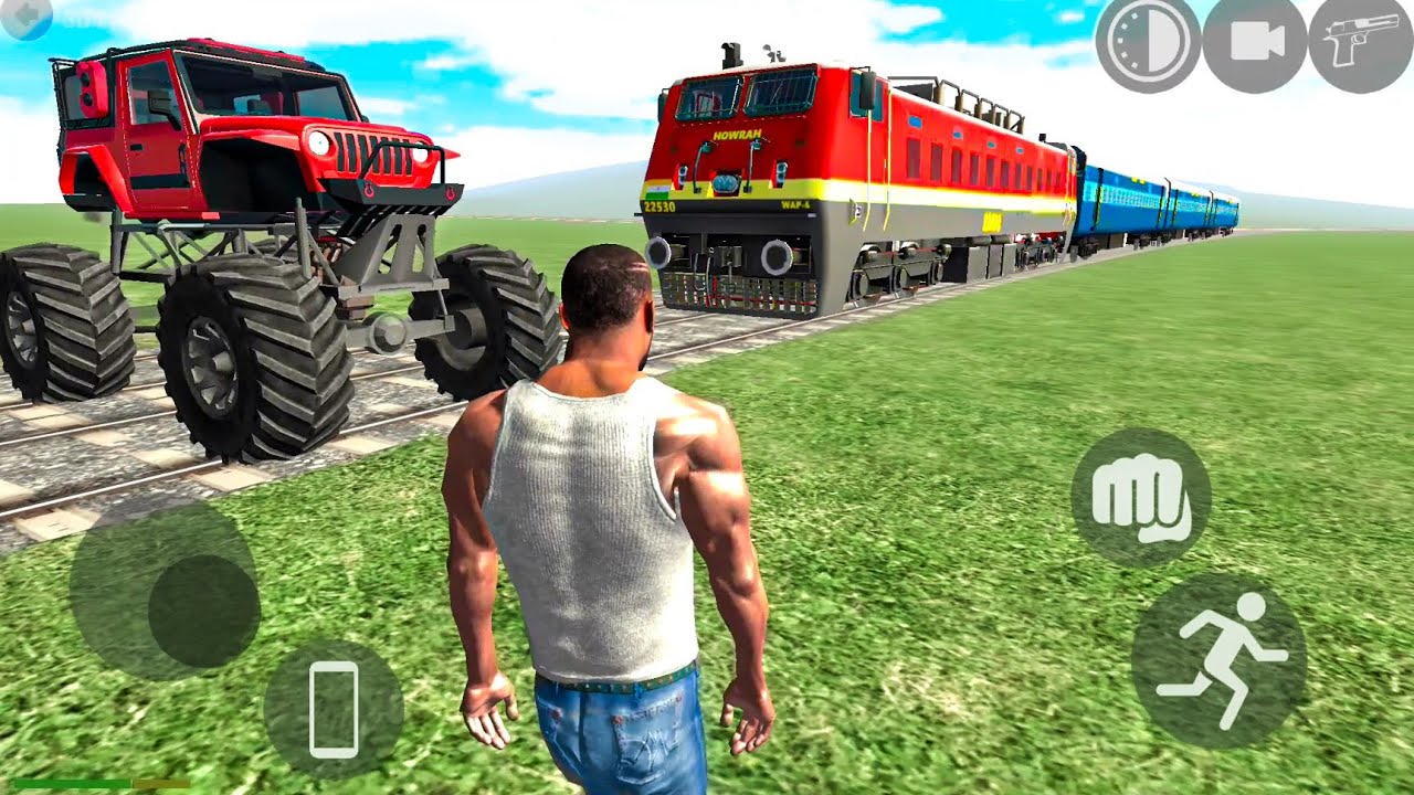 Thar Monster Truck Vs Train Driving Games: Indian Bikes Driving Game 3D - Android Gameplay