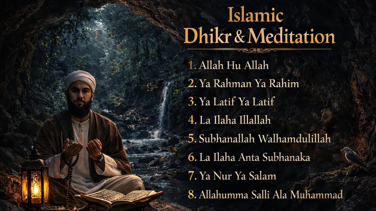 Most Powerful Islamic Dhikr for Peace & Healing | La Ilaha Illallah Meditation