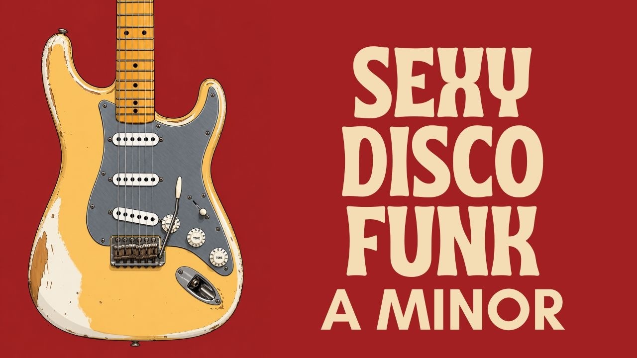 Sexy Disco Funk Groove Backing Track in Am