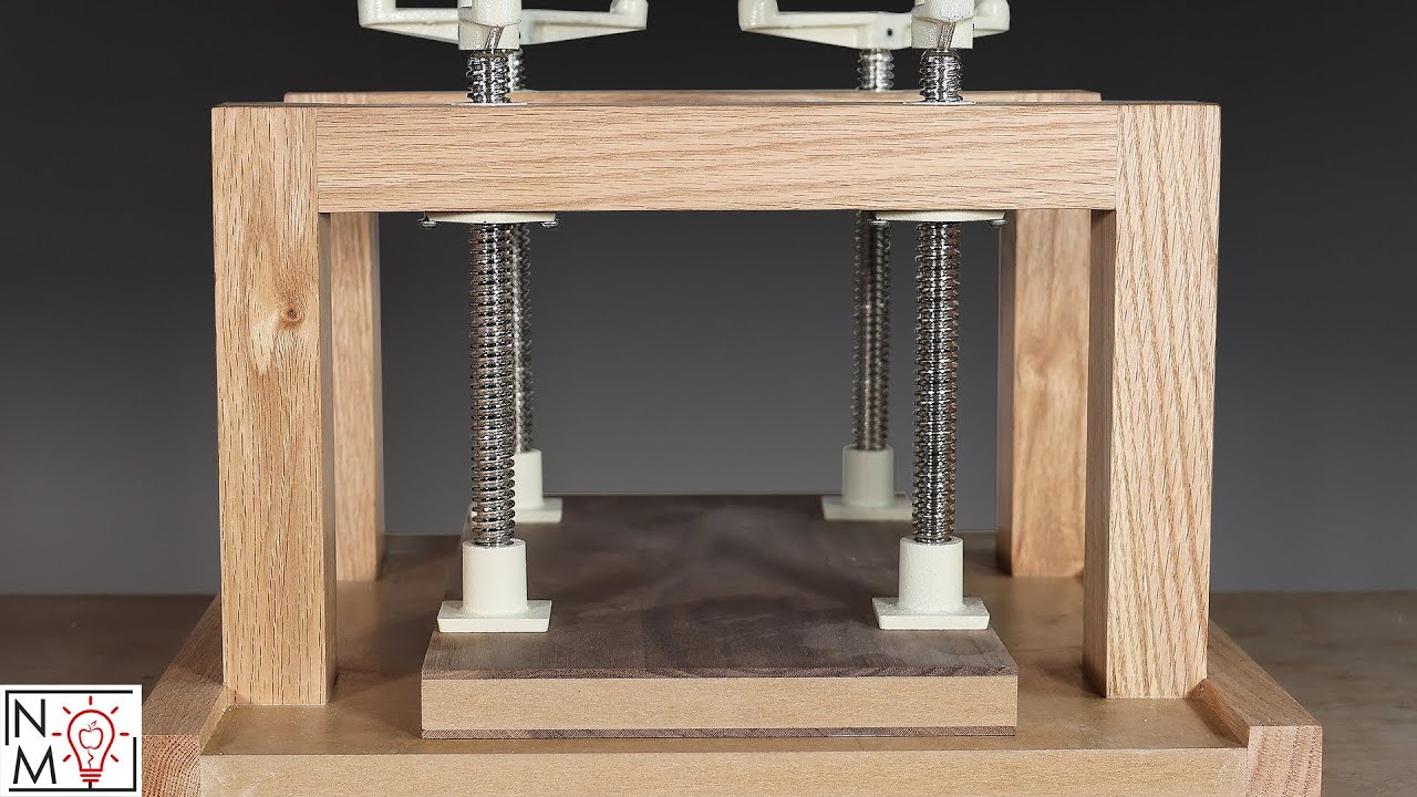 A Totally Different Way to Clamp Woodworking Projects | The Clamping Press