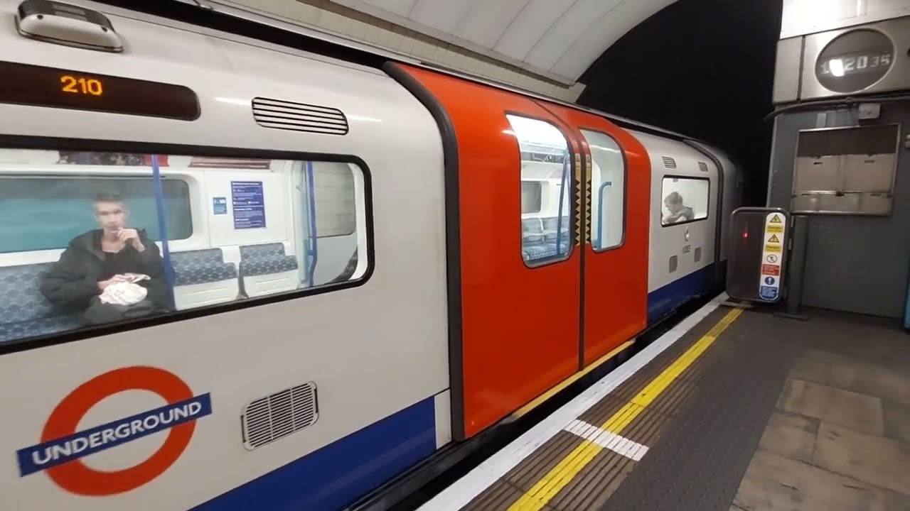 London Underground Victoria and Northern Line Trains At Warren Street 26/10/24