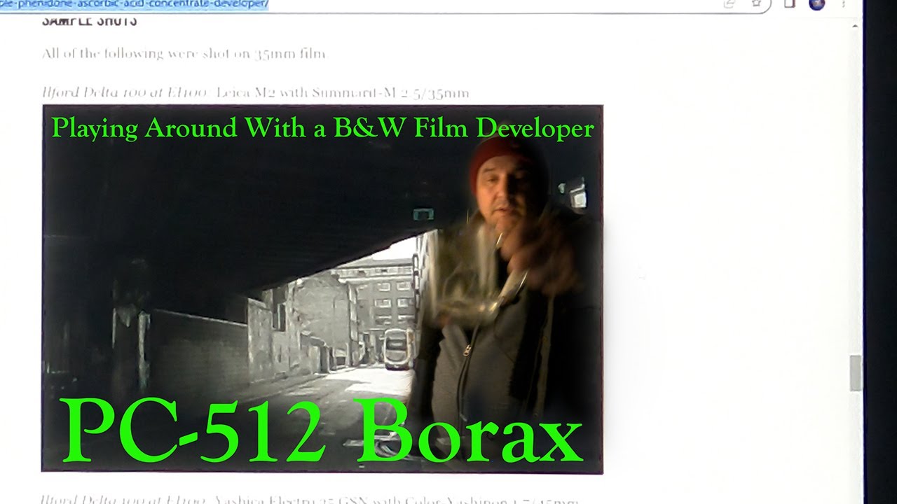 Тестовая проявка пленки PC 512 Borax — увлекательное занятие!