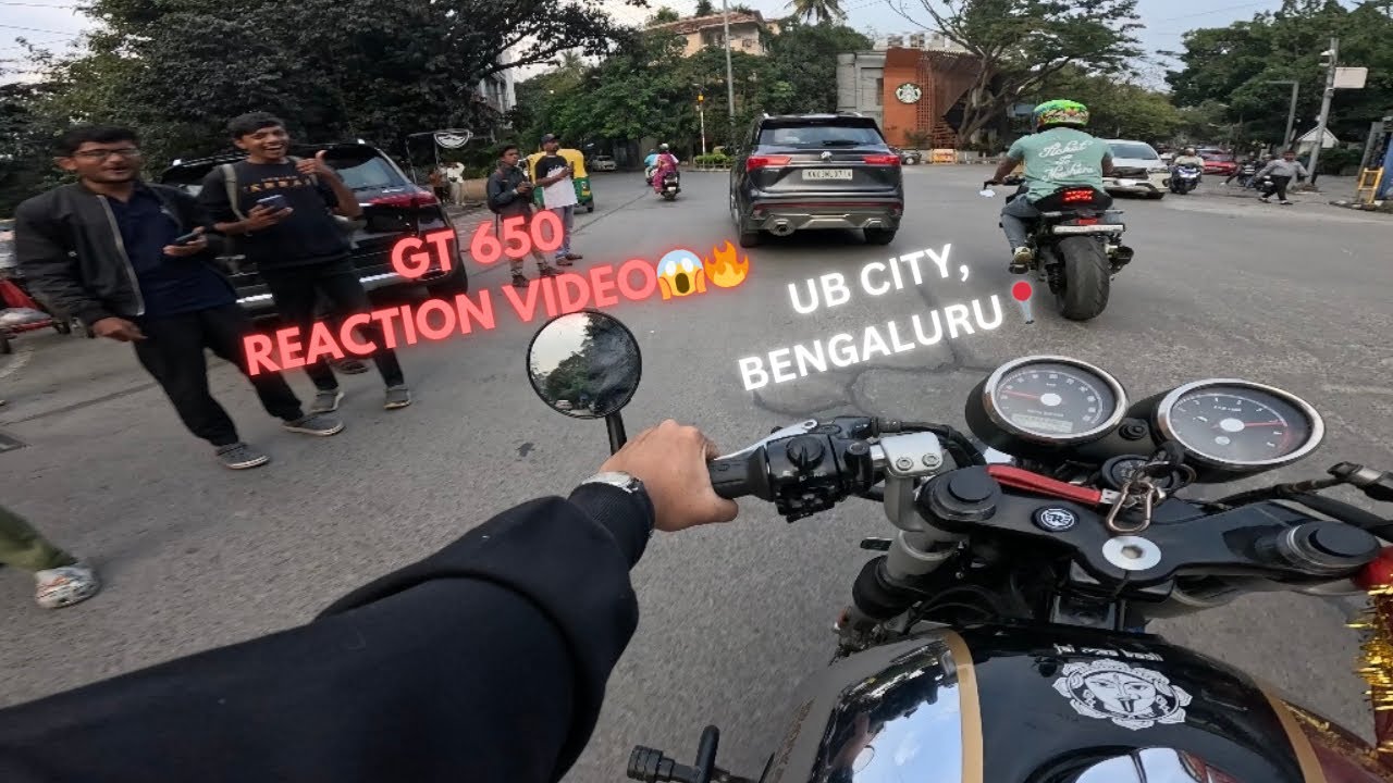 GT 650 Full System Exhaust🔥Public Reaction😱📸