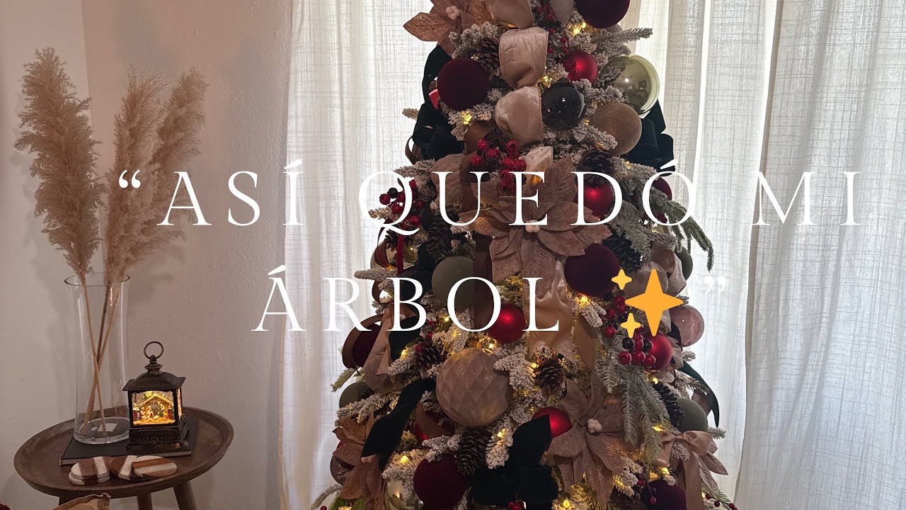 Así quedó mi árbol… IMPRESIONANTE 🤩✨