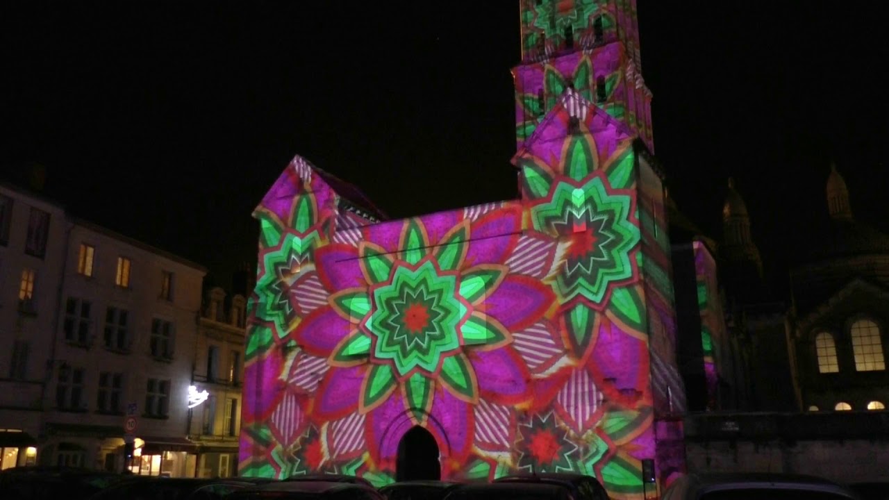 Les illuminations de Noêl - Cathédrale Saint Front de Périgueux