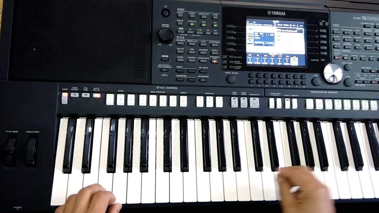 TUTORIAL SAMPLES PSR-S950 PRIMERA Y SEGUNDA VOZ (HARMONY/MULTI-ASSIGN)