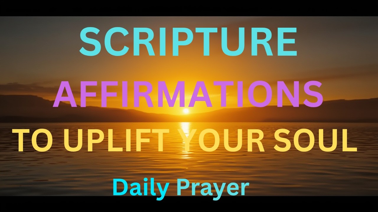 DAILY SCRIPTURE AFFIRMATIONS & POWERFUL PRAYER FOR PEACE, STRENGTH, AND GUIDANCE