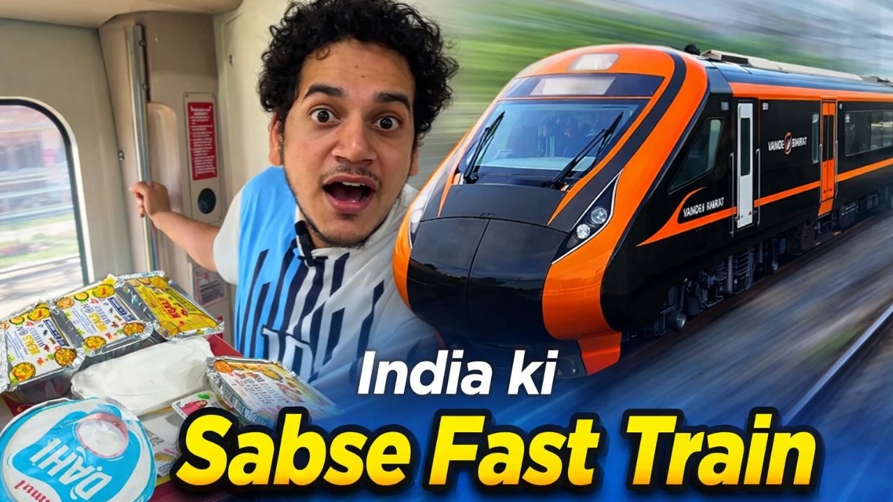 India ki Sabse Fast Train me Journey 😍