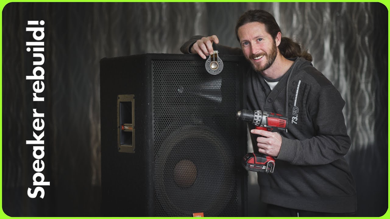 DIY - JBL SF15 Speaker rebuild - Replacing the diaphragm!