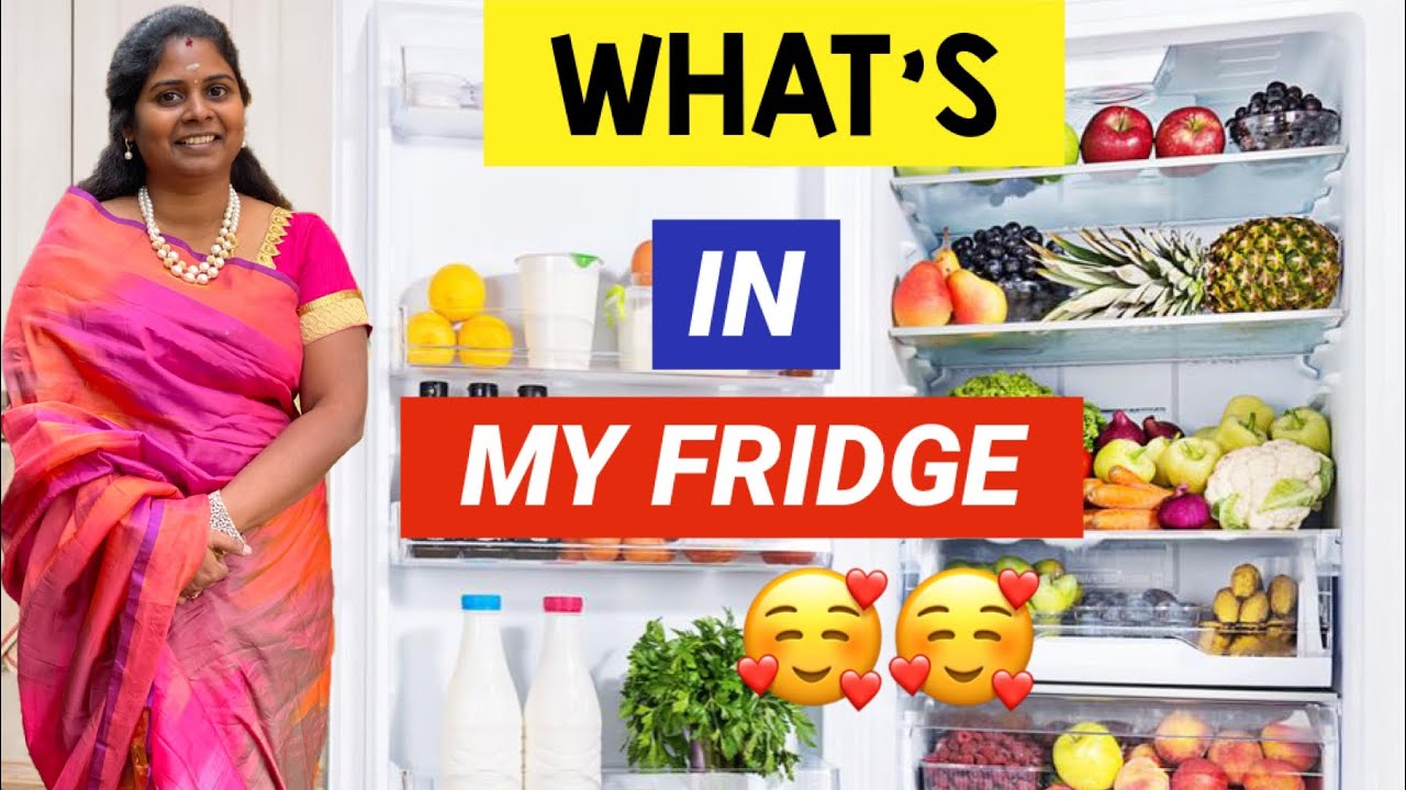 அமெரிக்காவில் என் வீட்டு பிரிஜில் என்ன இருக்கு | Fridge Organization Tips | Fridge Tour | Tamil