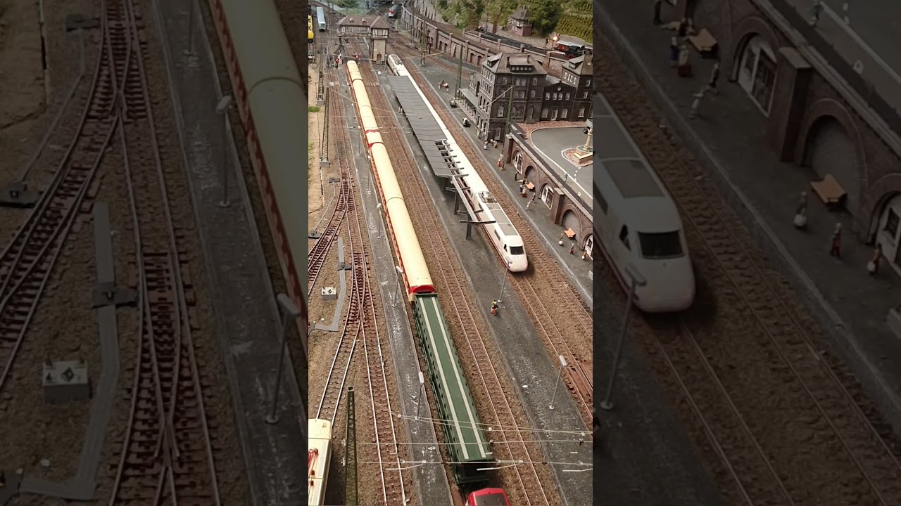 Modellbahn Steinburg.  ICE Experimental M&auml;rklin 3371 HL Digital auf meiner Anlage #train #railway