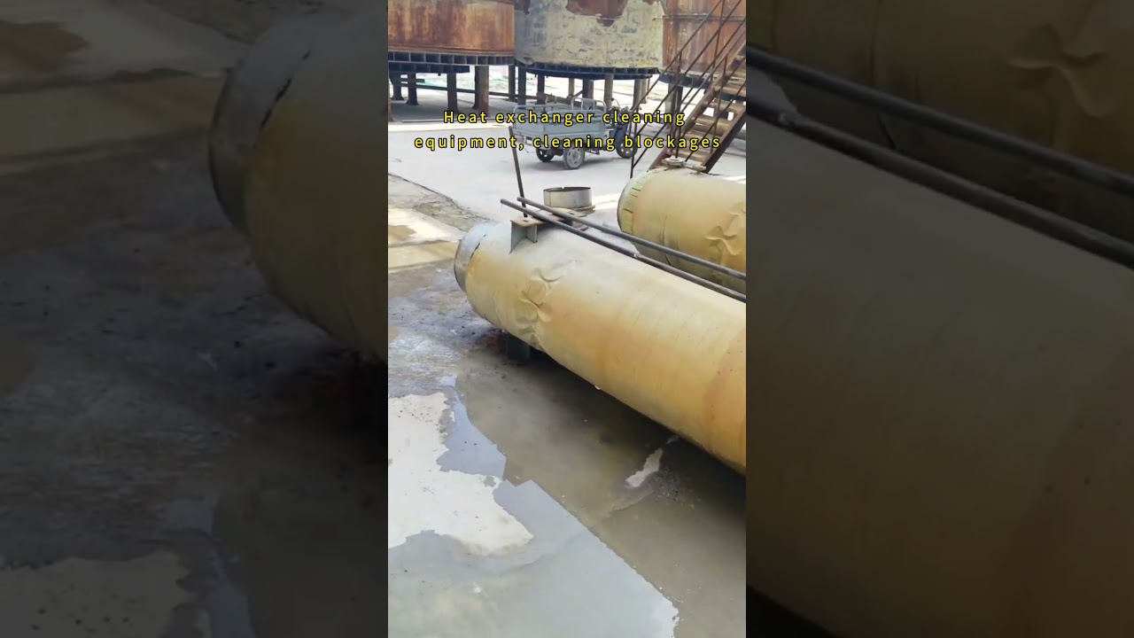 High pressure cleaning equipment for heat exchangers #heatexchangercleaning #highpressurecleaning