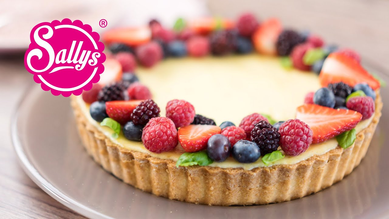 Früchtetarte mit Zitronencreme / Cheesecake / Sallys Welt