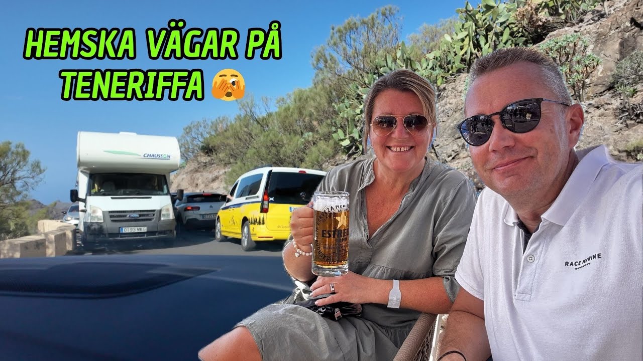 Nilla nästan dog av skräck på dessa vägar! Teneriffa 2024 | varahusbilsresor.se