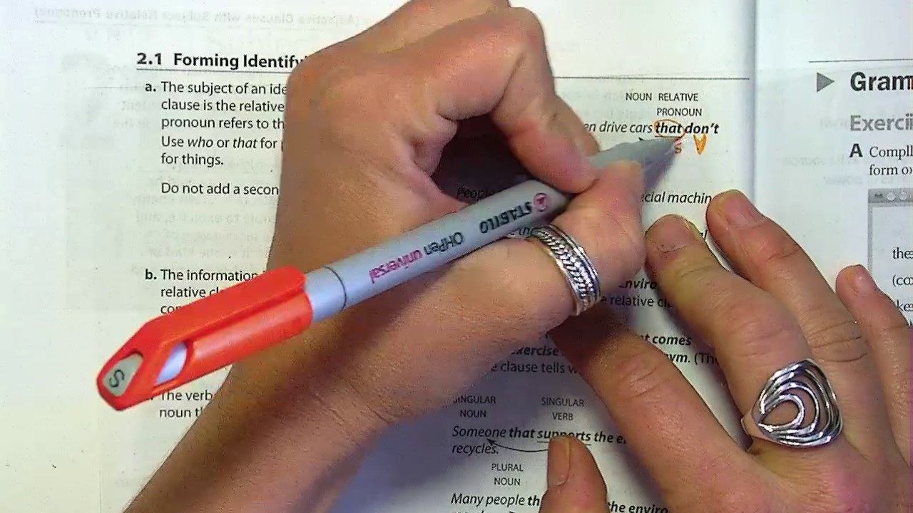 Subject Adjective Clauses