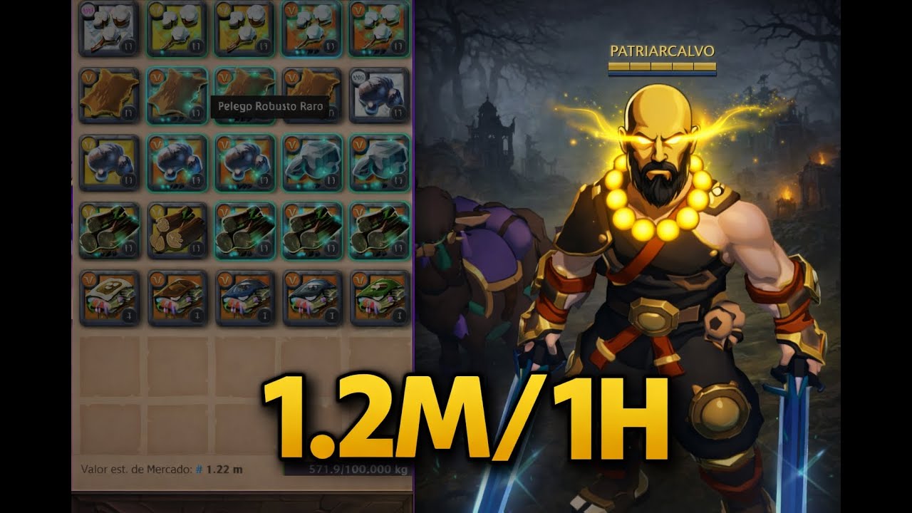Solo Gathering to Billionaire #01 | 1.2M in 1h | Black Zone