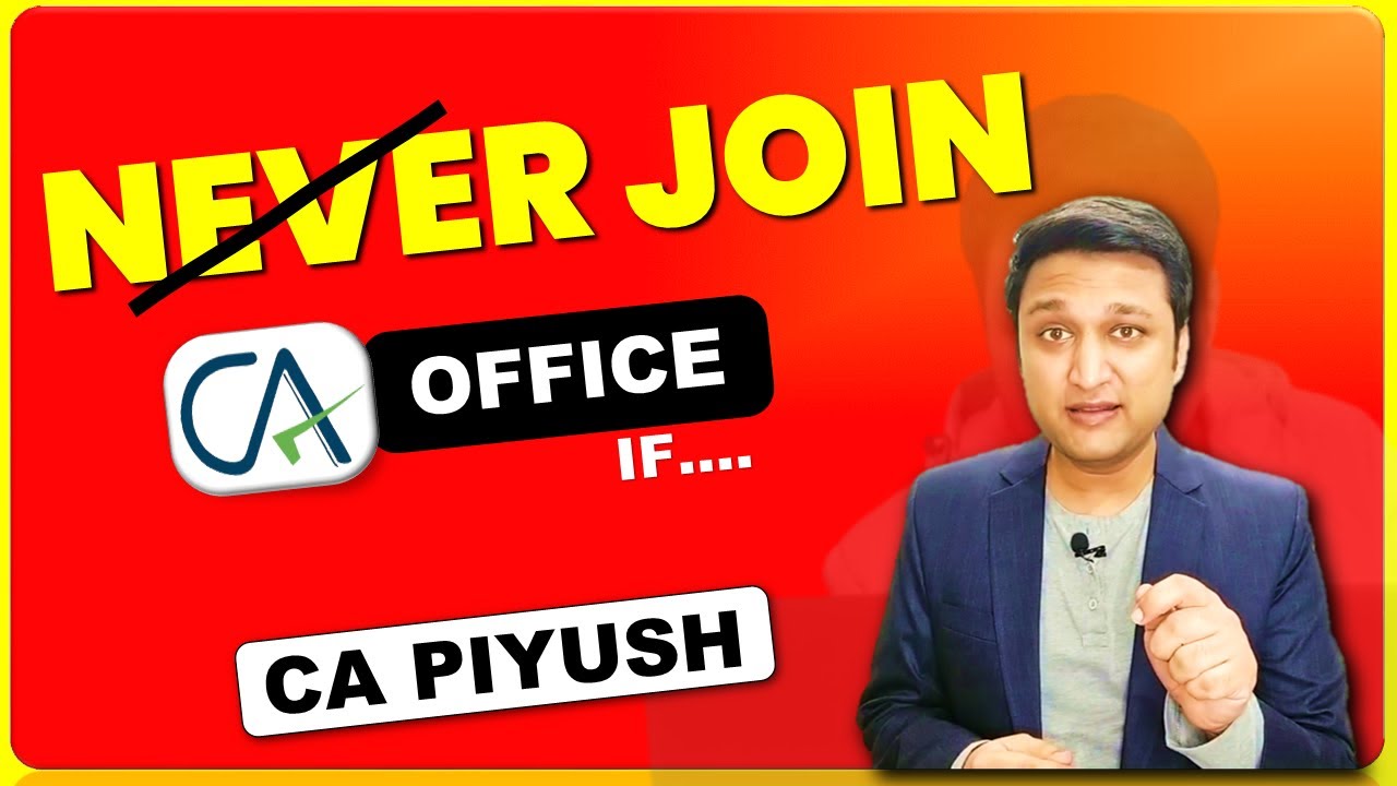 Reasons Why NOT To Join CA Office | Accountants Job In CA Firm | CA Firms Job | CA Firm Salary