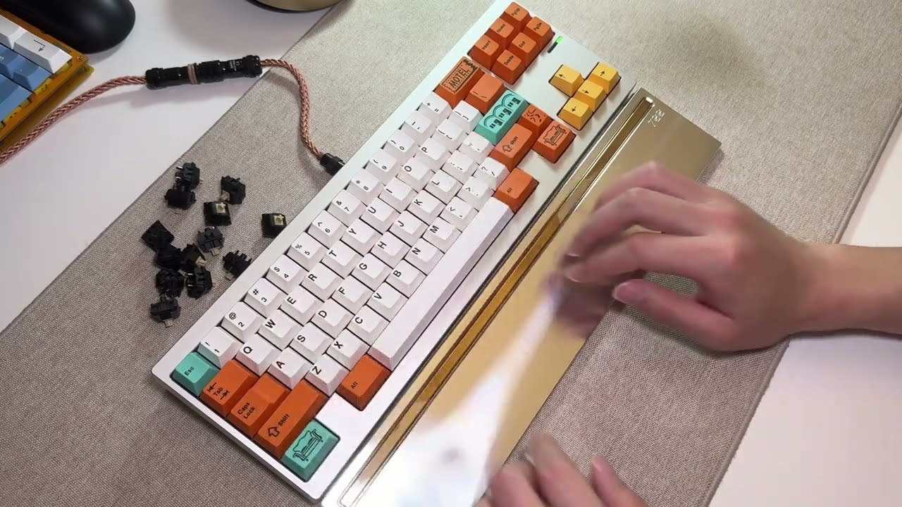 Keygeek Y3 Linear Switch Sound Test and Showcase