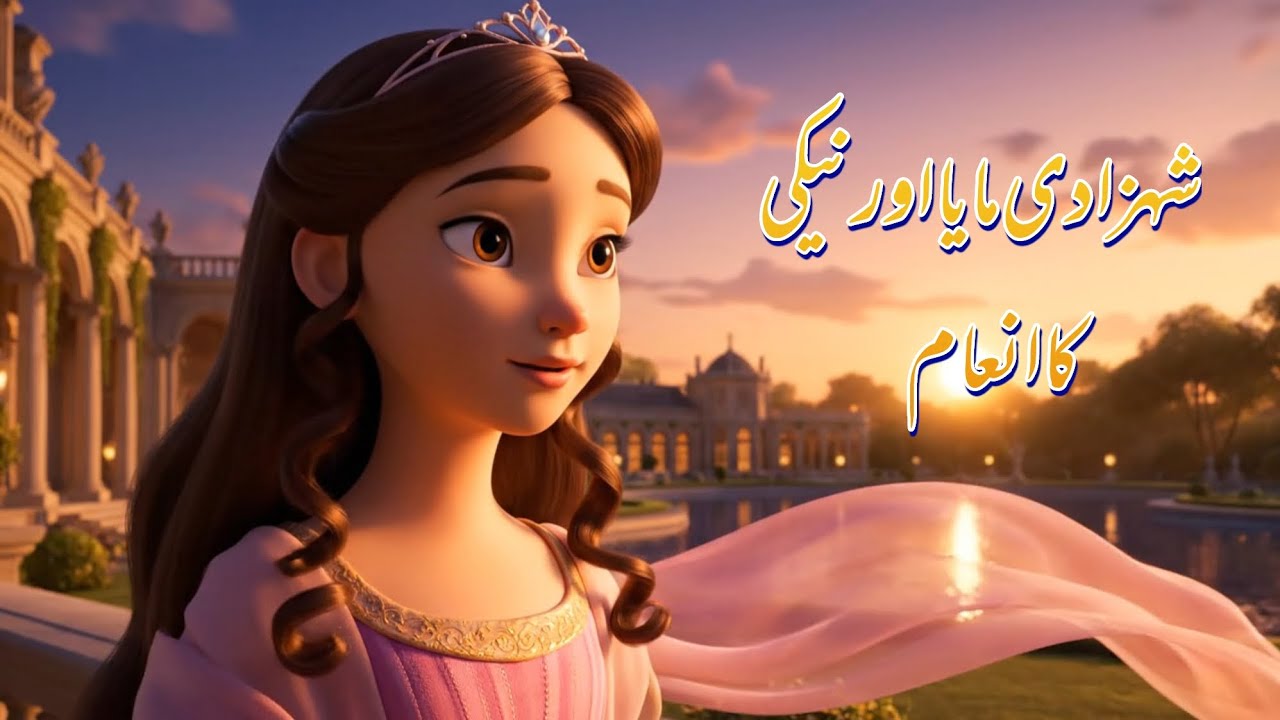 👑✨ Princess Maya and the Reward of Kindness | Urdu Hindi Moral Story for Kids 🌙📖