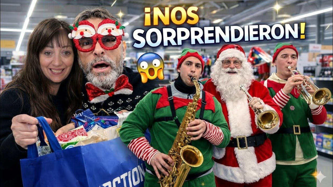 De compras en ACTION… ¡y nos encontramos un desfile de elfos! 😂🎅✨